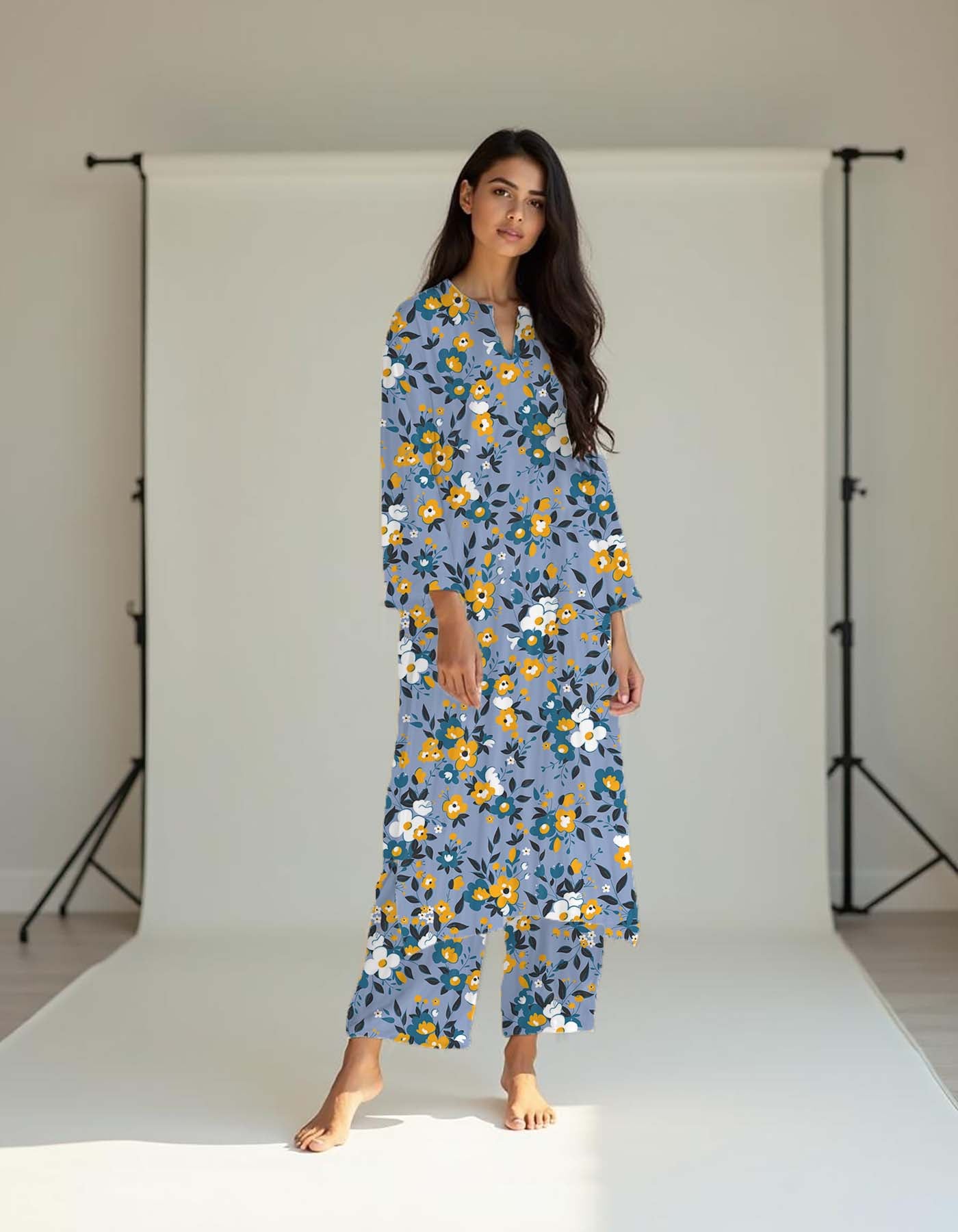 Digital Printed Charmeuse Silk - CH25