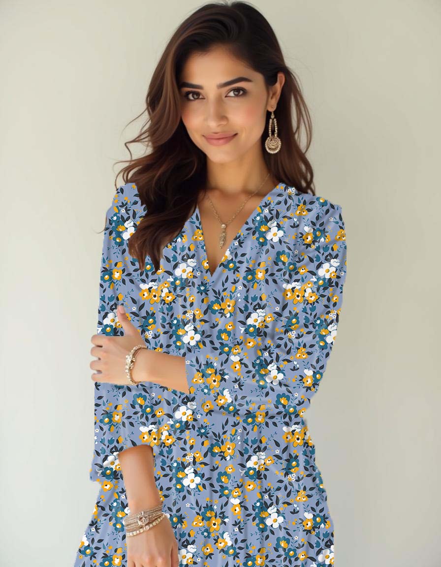 Digital Printed Charmeuse Silk - CH25