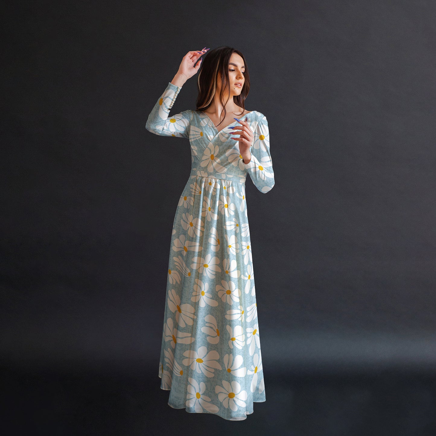 Digital Printed Swiss Lawn - SS23-Floral 5