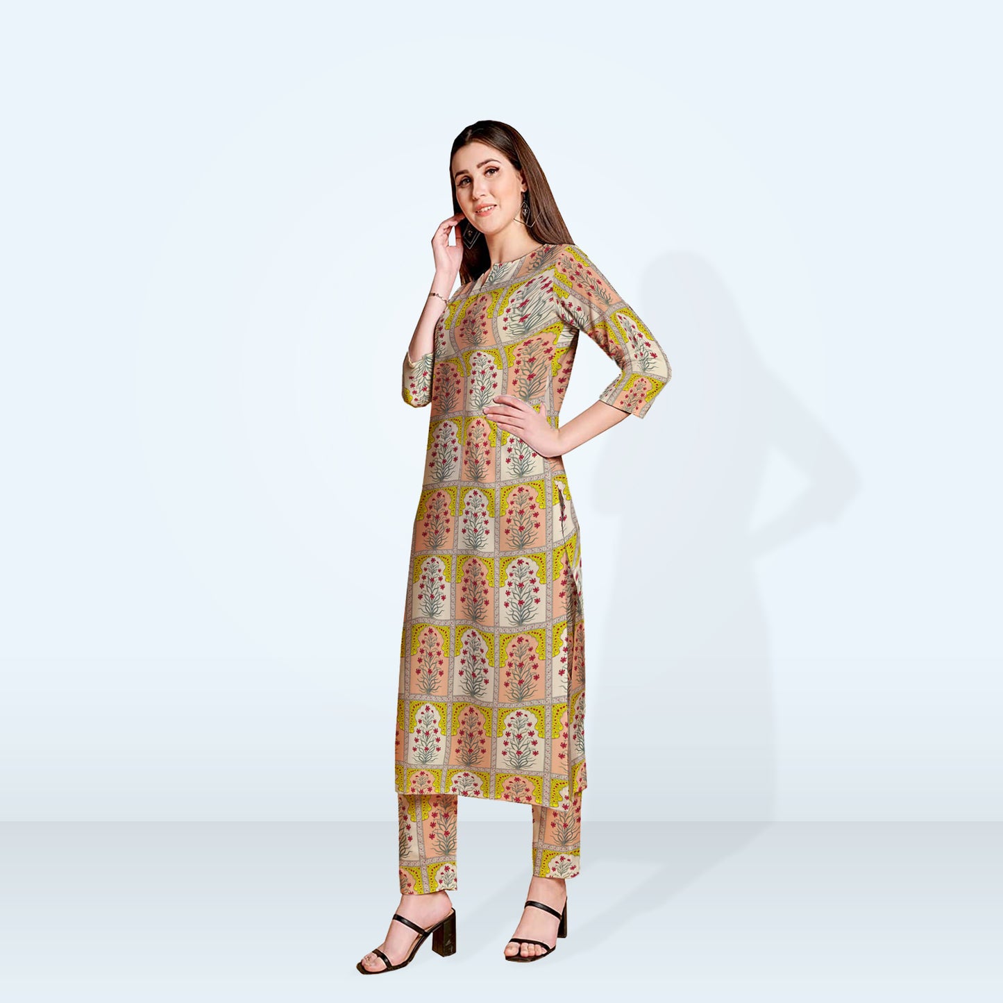 Digital Printed Swiss Lawn - ELP09