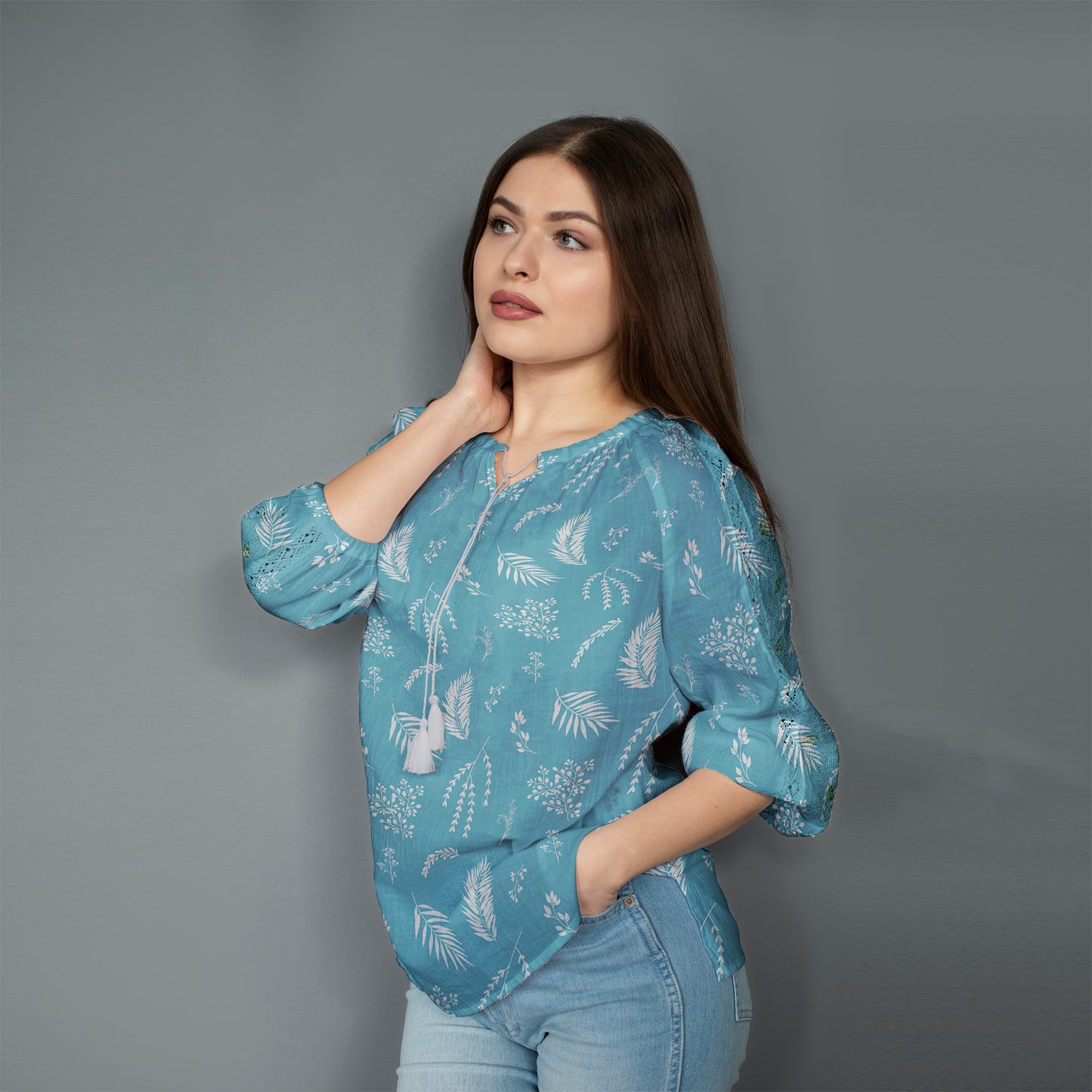 Digital Printed Swiss Lawn - SS23-Floral 2