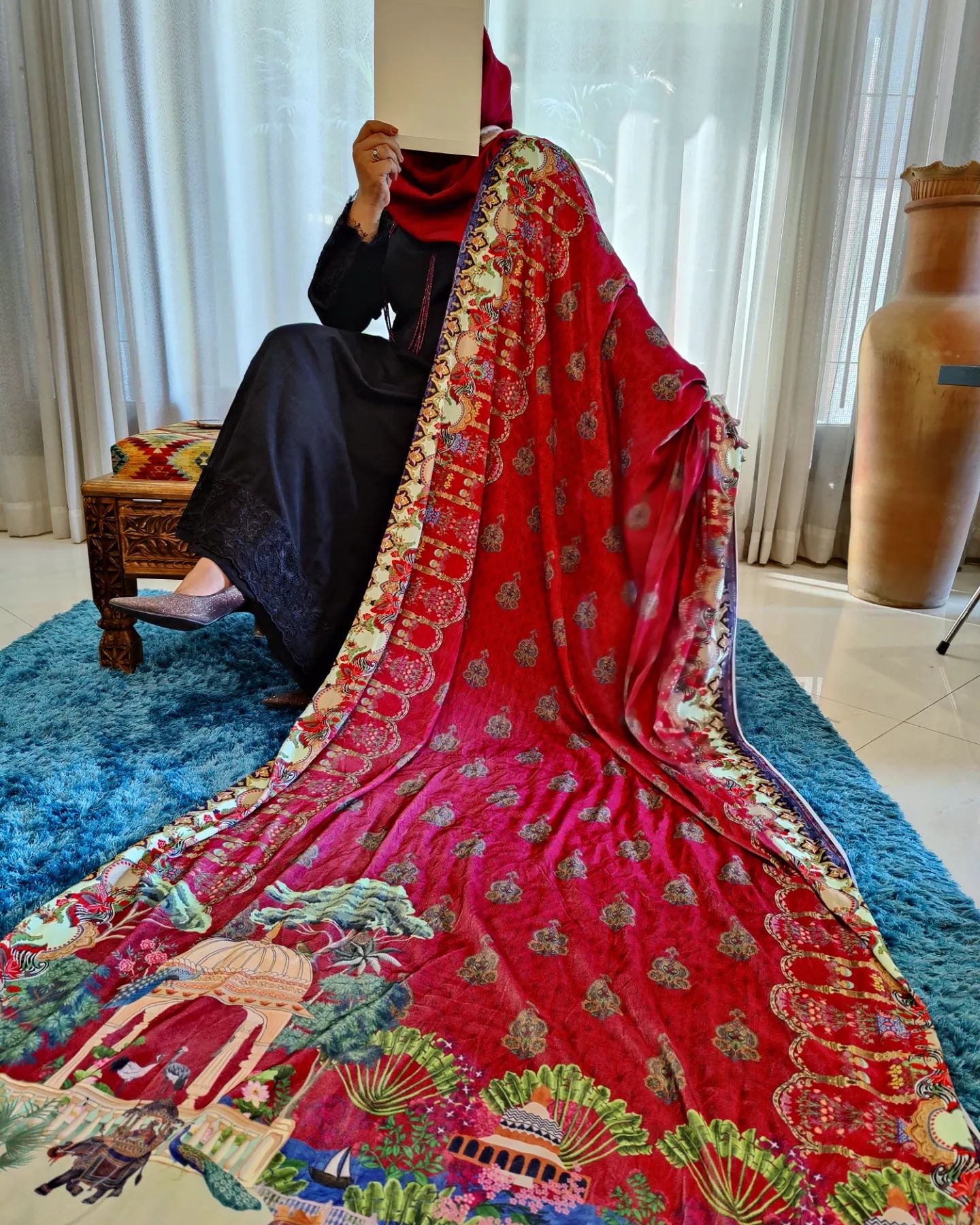 Luxury Velvet Shawl - 001