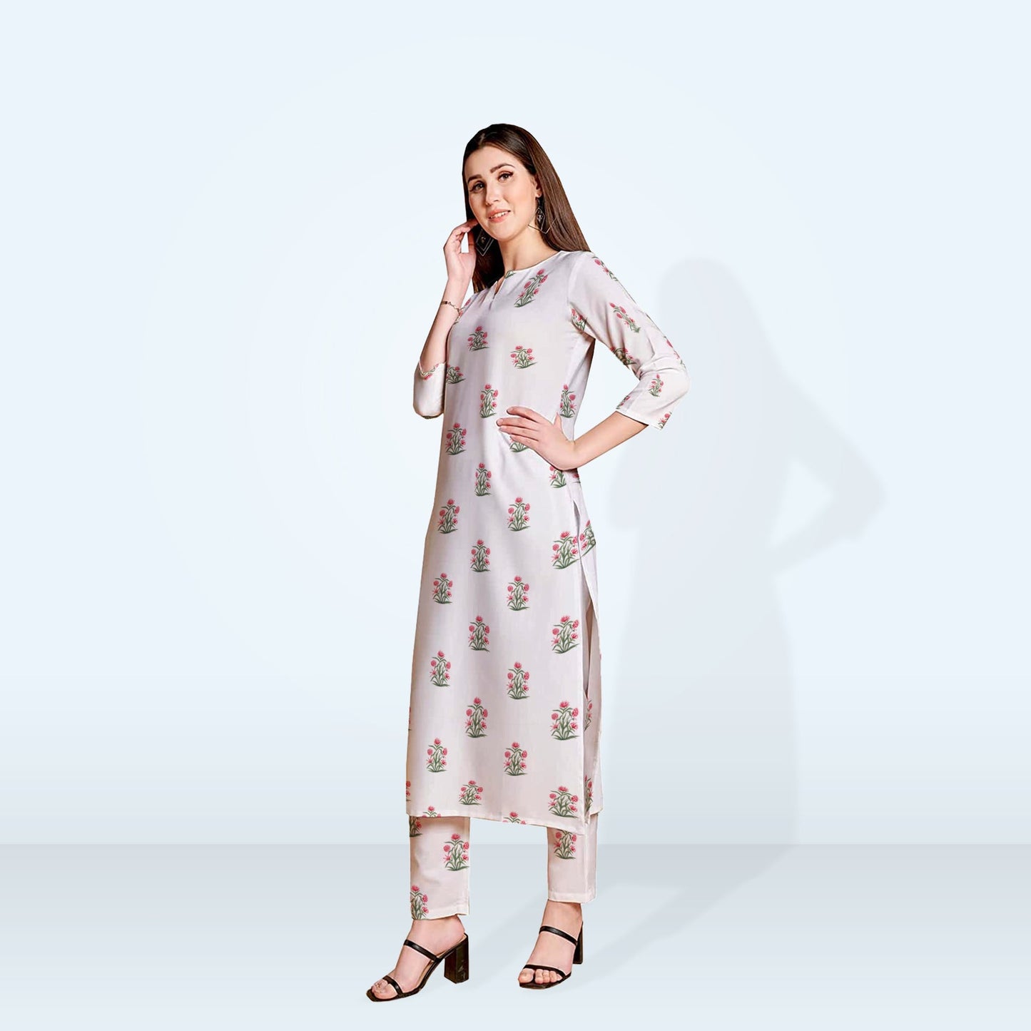 Digital Printed Swiss Lawn - ELP02