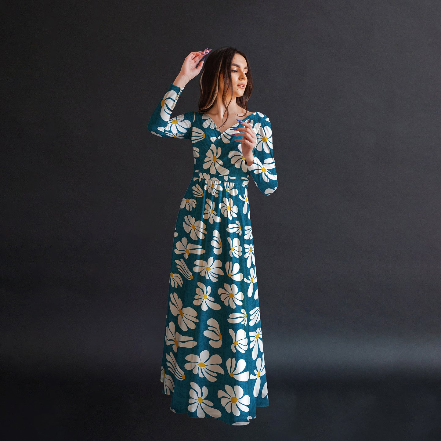 Digital Printed Swiss Lawn - SS23-Floral 5