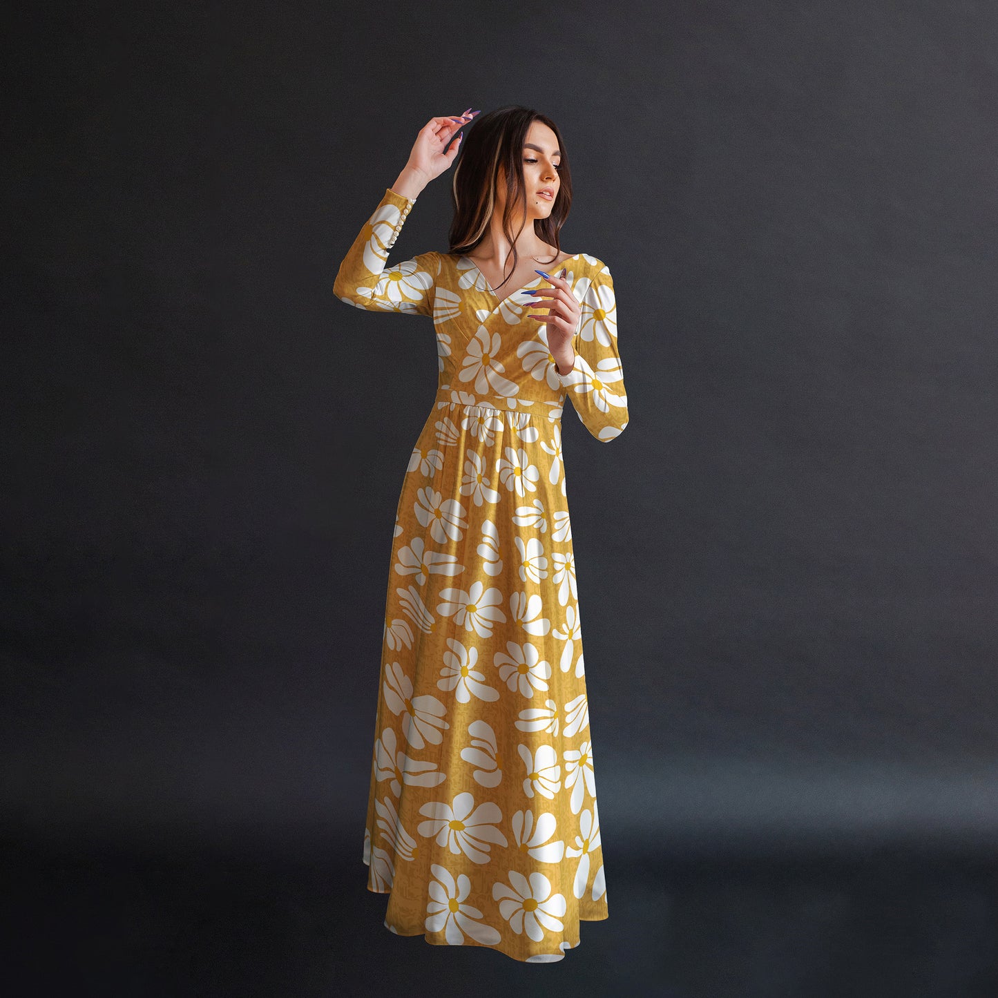 Digital Printed Swiss Lawn - SS23-Floral 5