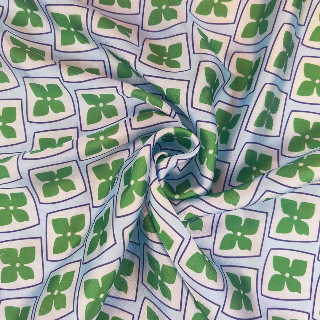 Digital Printed Charmeuse Silk - CH33