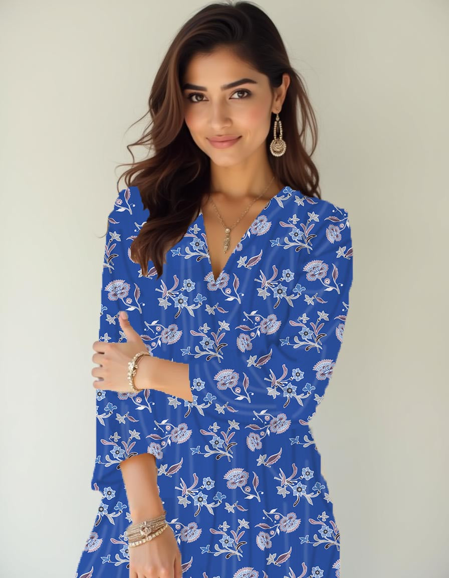 Digital Printed Charmeuse Silk - CH56