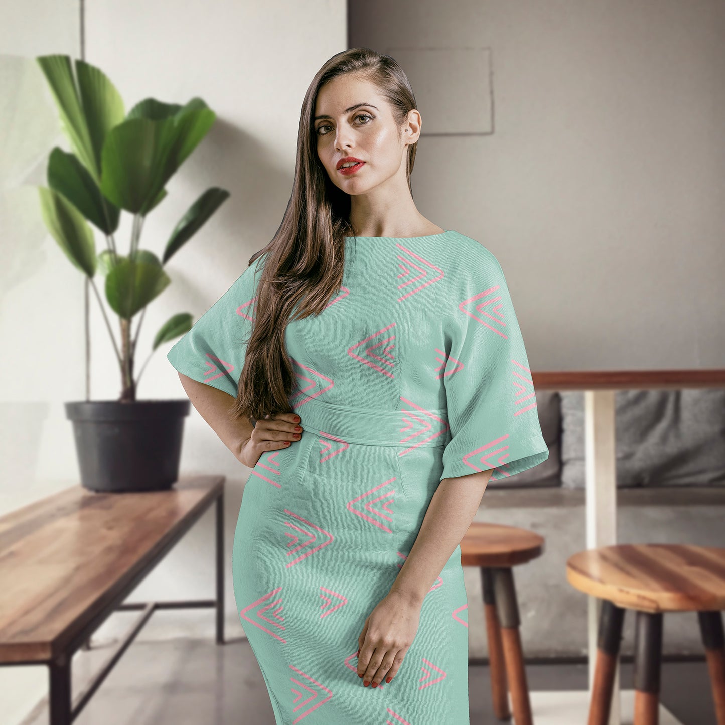Digital Printed Swiss Lawn - SS23-Ethnic 1