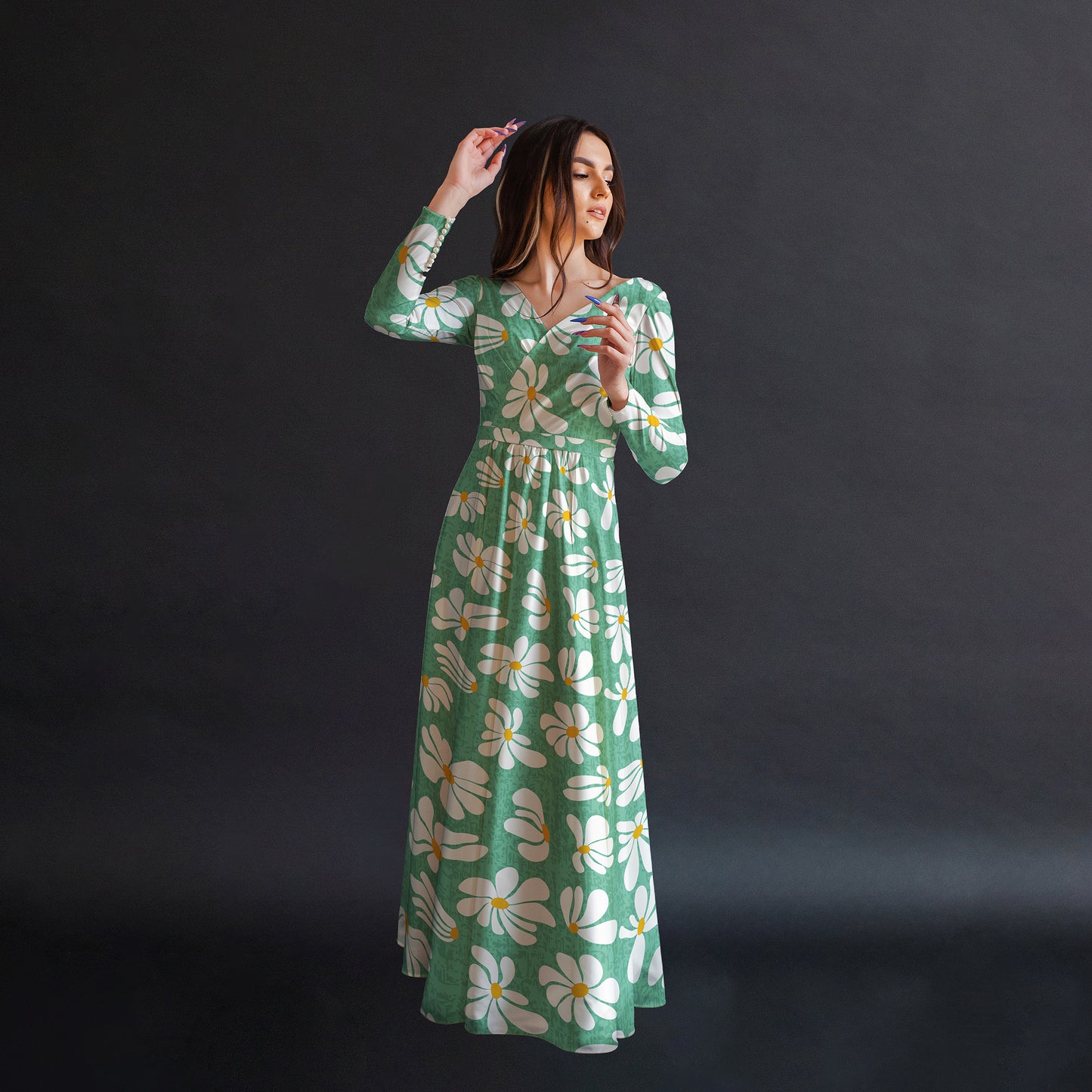 Digital Printed Swiss Lawn - SS23-Floral 5