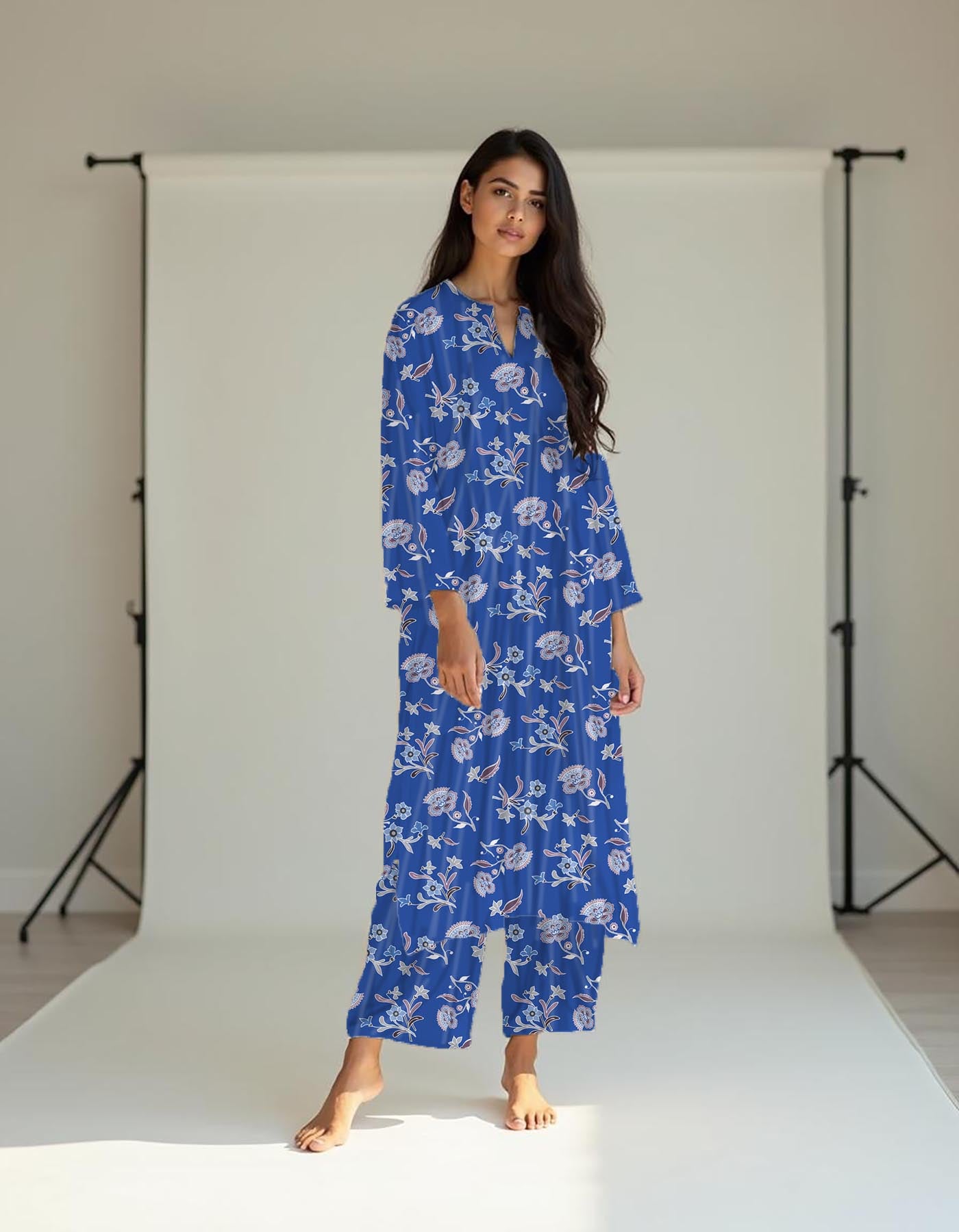 Digital Printed Charmeuse Silk - CH56