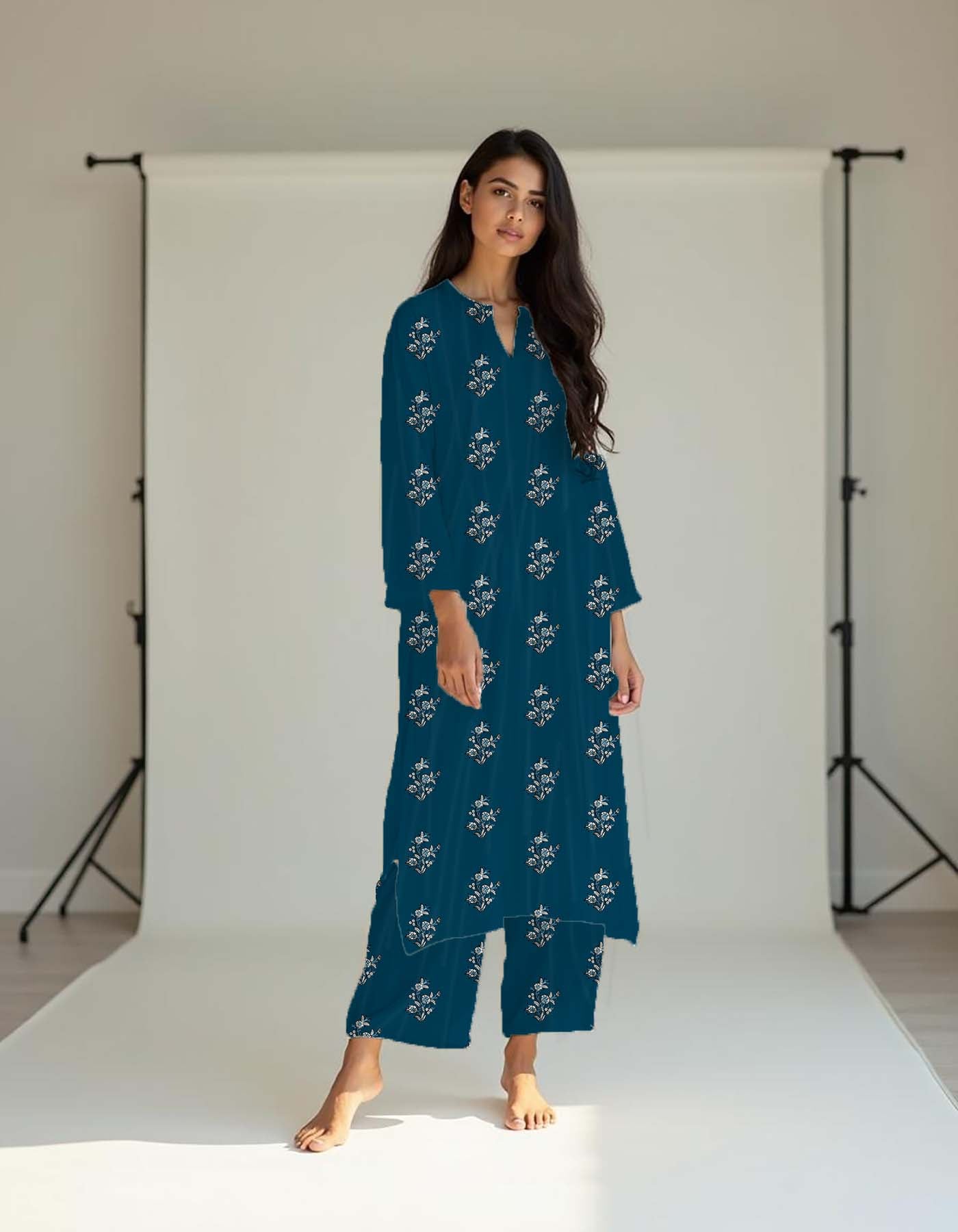 Digital Printed Charmeuse Silk - CH31
