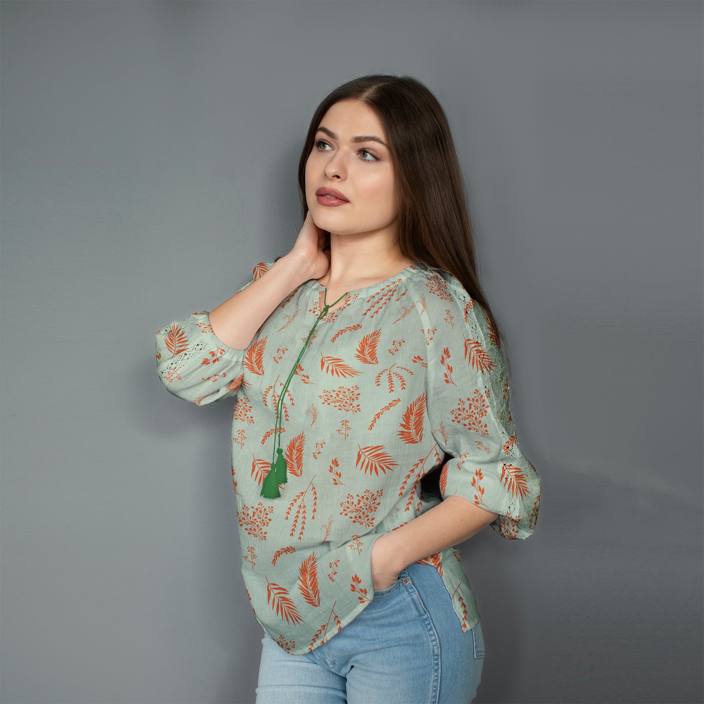 Digital Printed Swiss Lawn - SS23-Floral 2