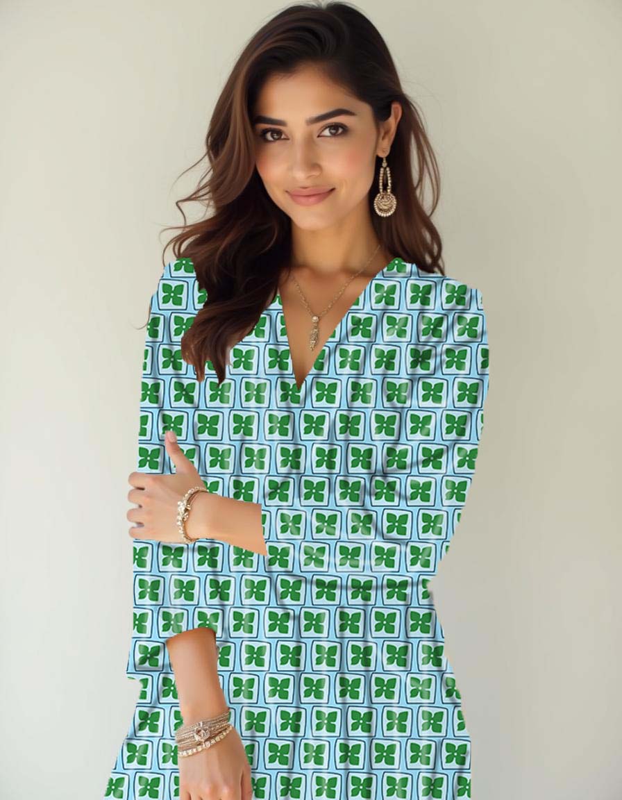 Digital Printed Charmeuse Silk - CH33