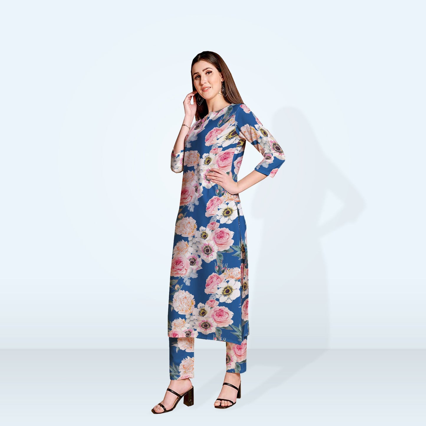 Digital Printed Swiss Lawn - FLP12