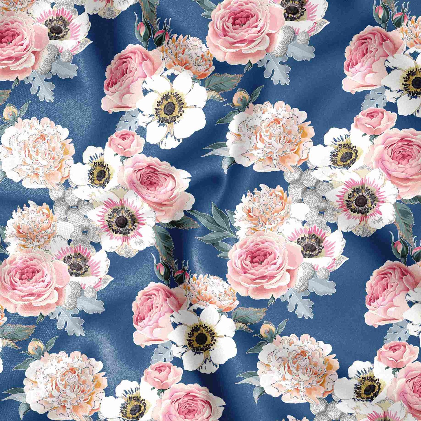 Digital Printed Swiss Lawn - FLP12
