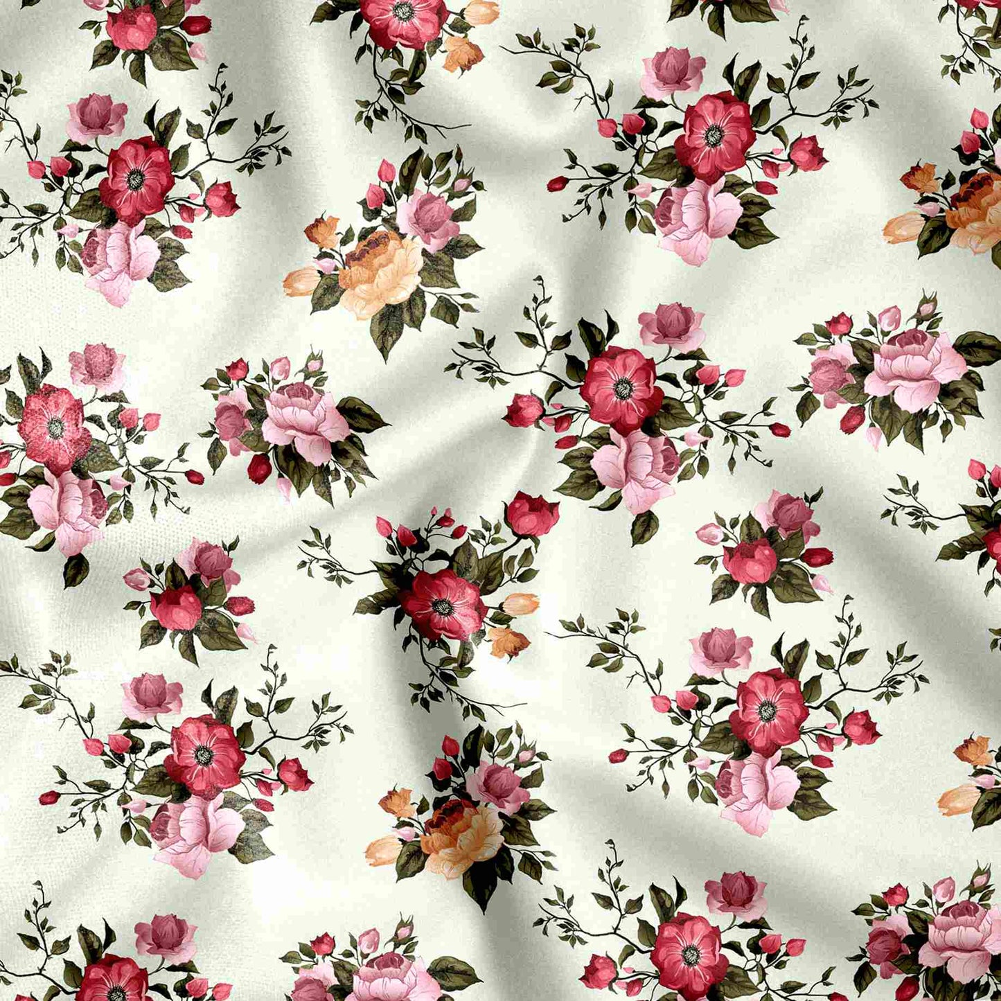 Digital Printed Swiss Lawn - FLP06