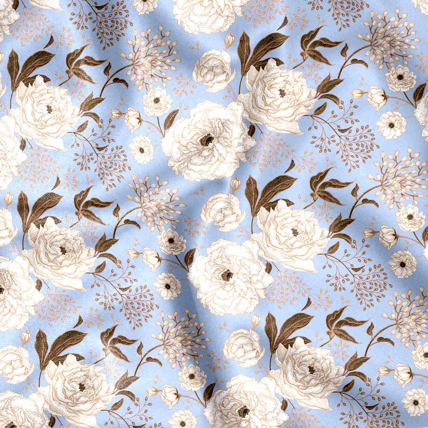 Digital Printed Swiss Lawn - FLP11
