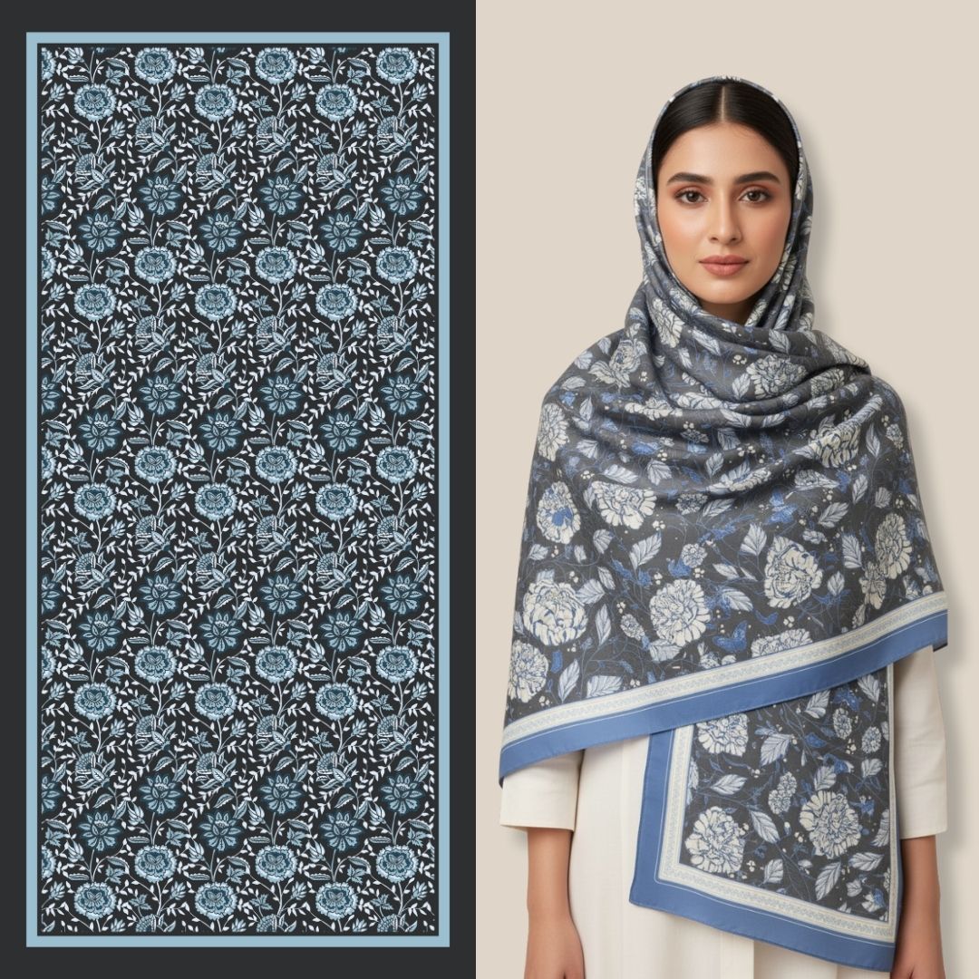 Midnight Garden Scarf