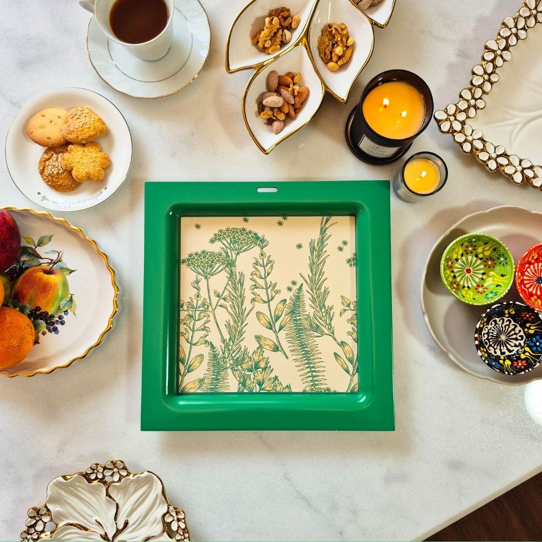 Wooden Emerald Balsa Trays