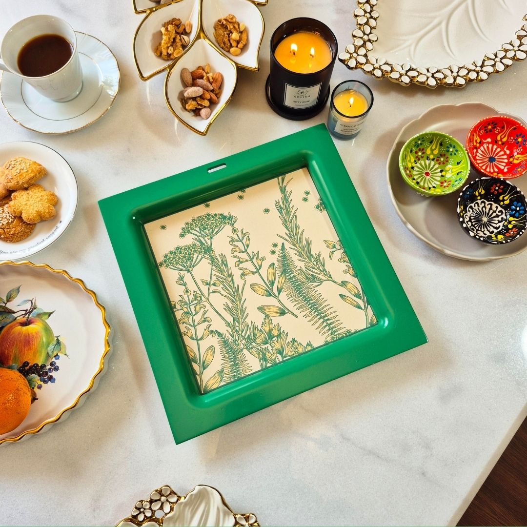 Wooden Emerald Balsa Trays