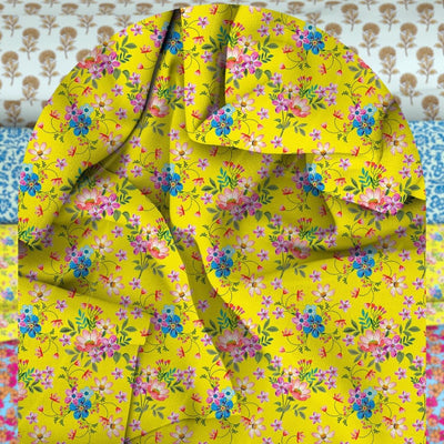 Unstitched Arabic Lawn Two-Piece Sunshine Meadow