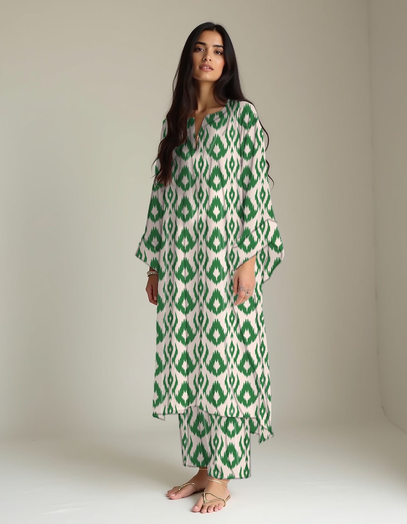 Digital Printed Arabic Lawn - QC24
