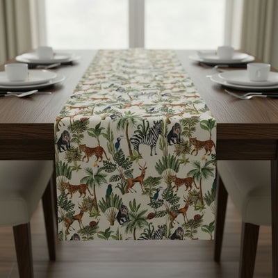 Table Runner in Safari Royale Ivory