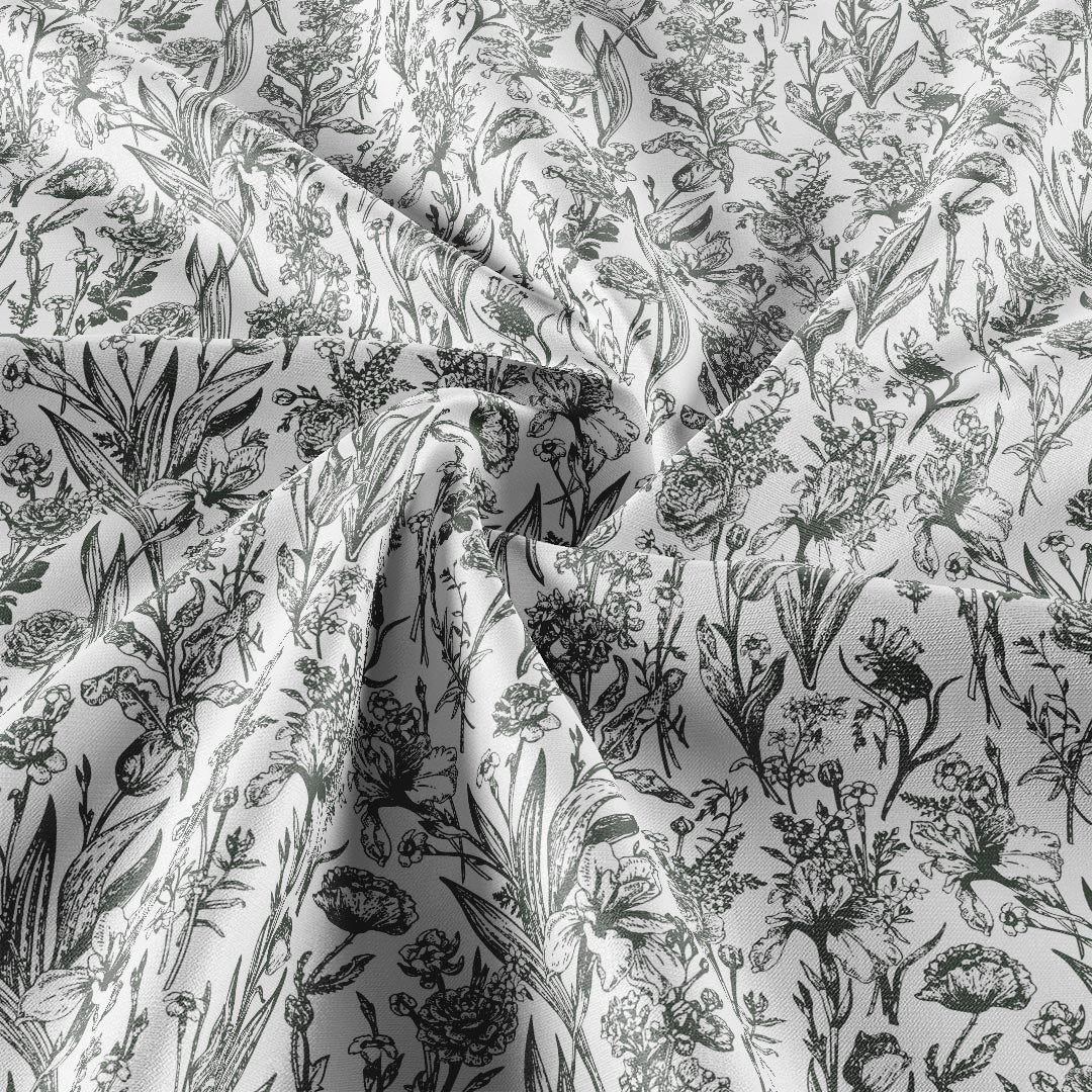 Ink Sketch Wild Garden