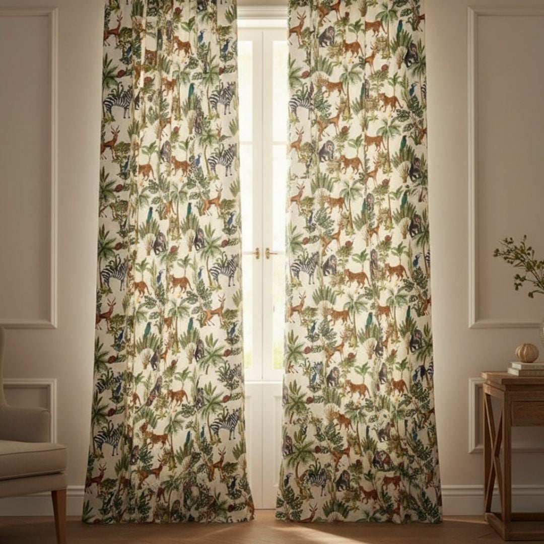 Curtain in Safari Royale Ivory