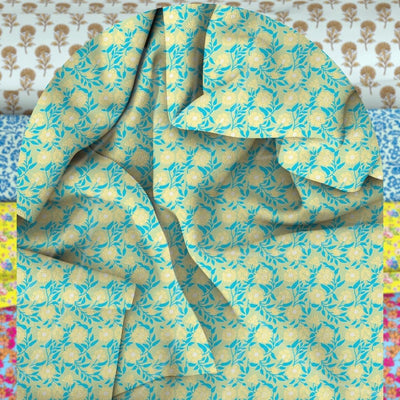 Unstitched Arabic Lawn Two-Piece Sand Petals