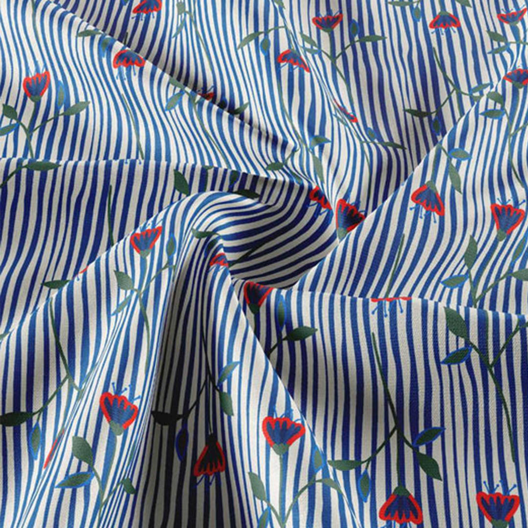 BLUE STRIPES BLOOM
