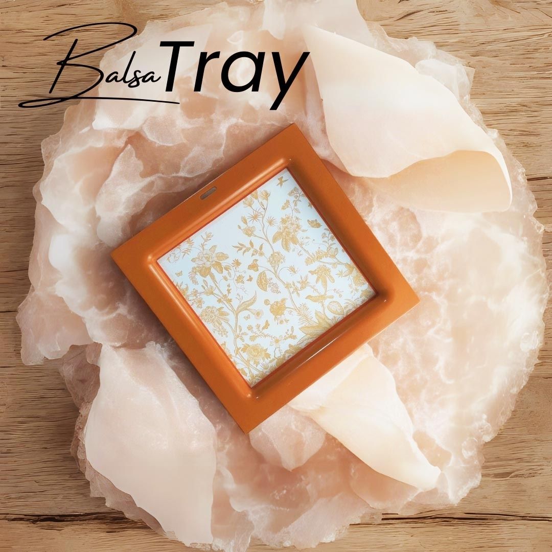 Wooden Chinoiseries Balsa Trays