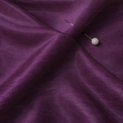 Dyed Lava Silk 56"Width Royal Plum