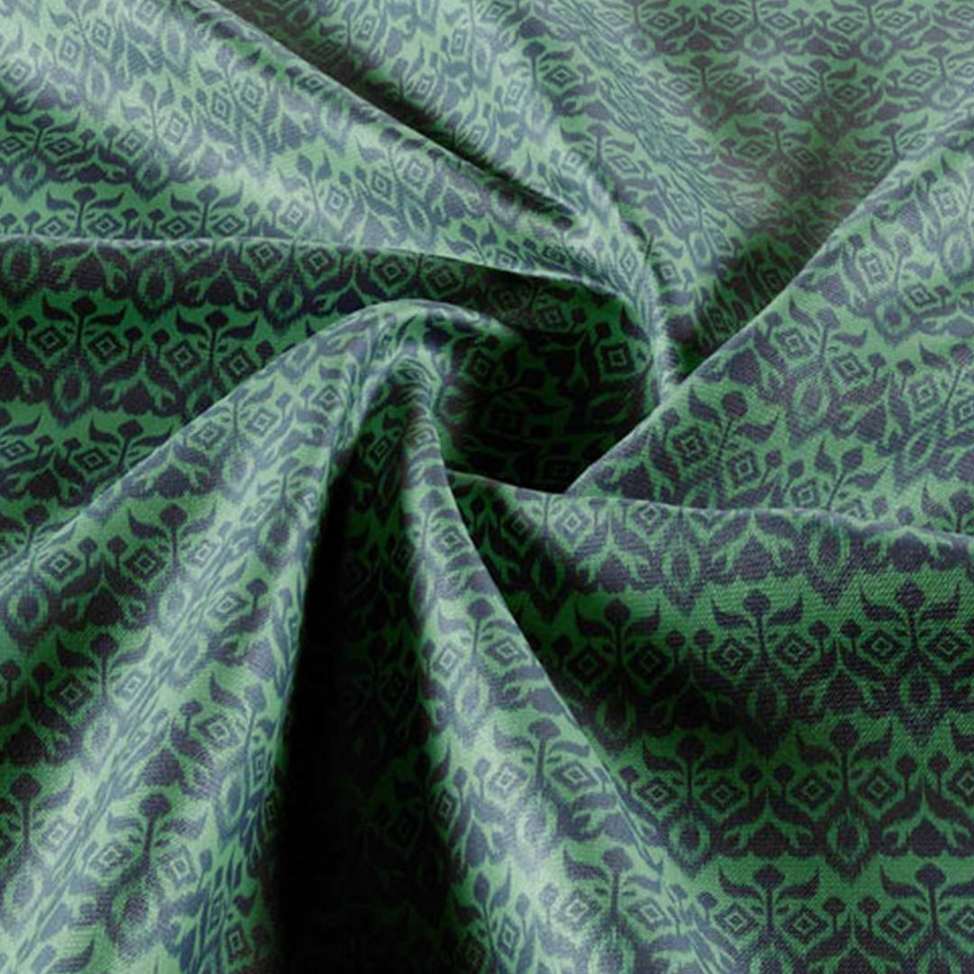 Digital Printed Ikat Pattern - Emerald – PMT (Print Make Trim)