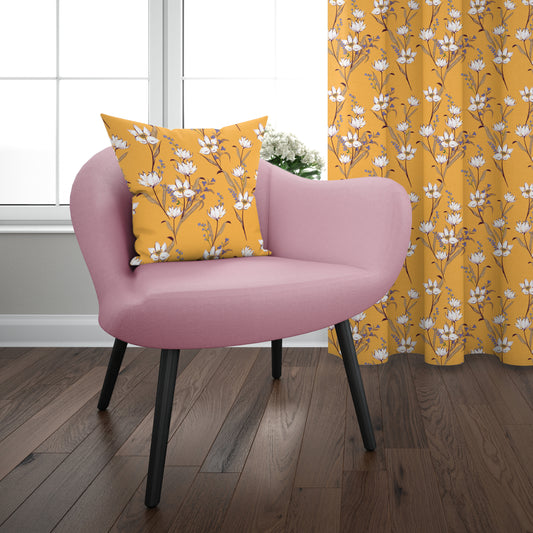 Cushions - Mustard Florals
