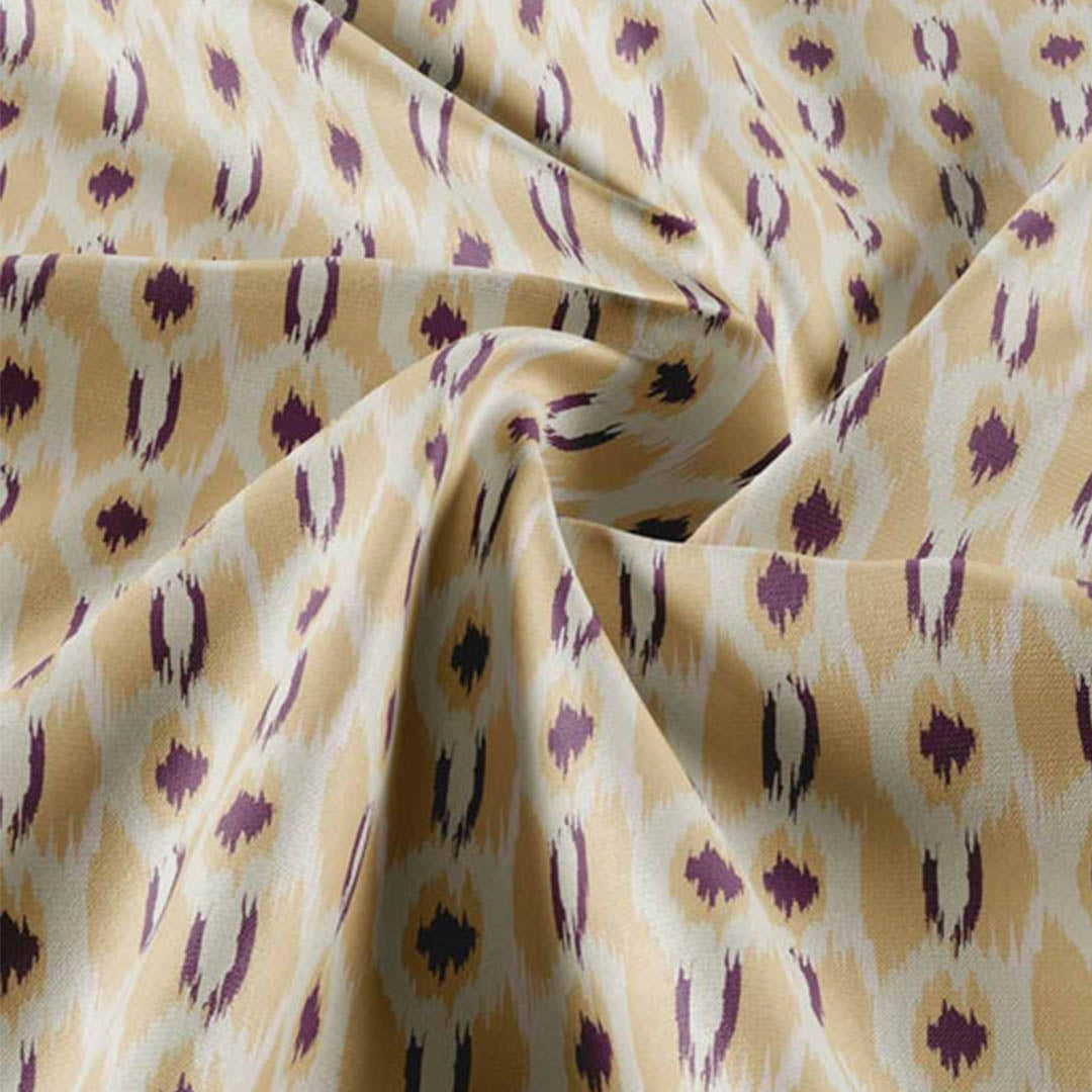 Mint Lemon Ikat - Olive