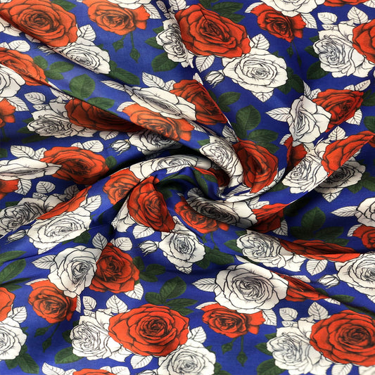 Digital Printed Charmeuse Silk - CH17