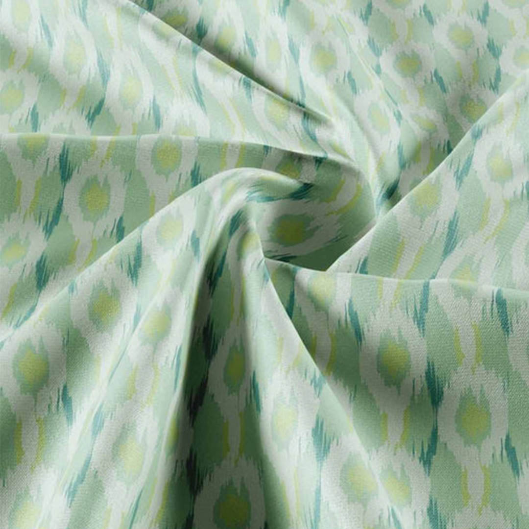 Mint Lemon Ikat - Beige