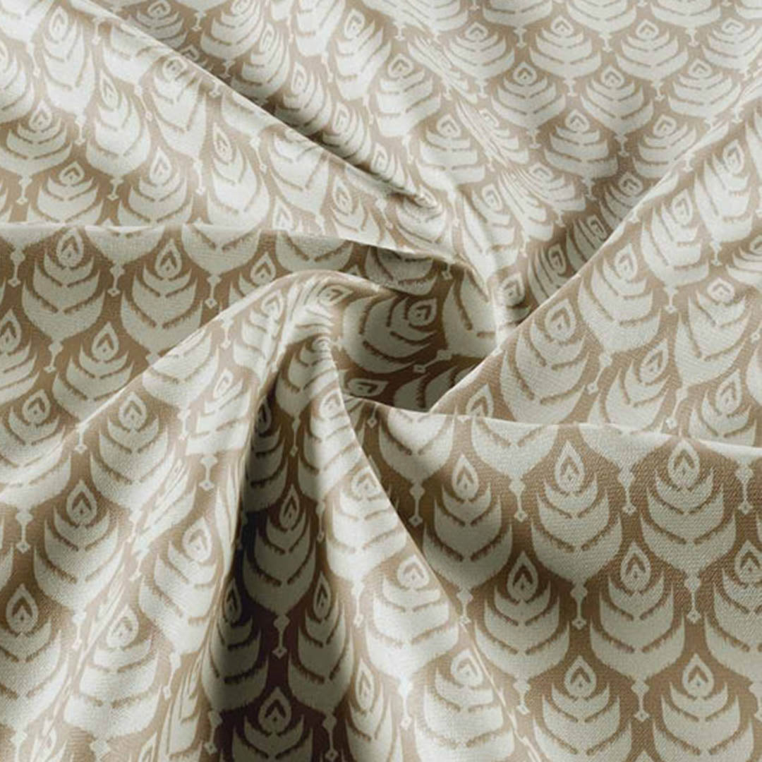 Feather Motif - Beige