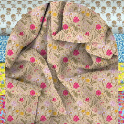 Unstitched Arabic Lawn Two-Piece Desert Bloom