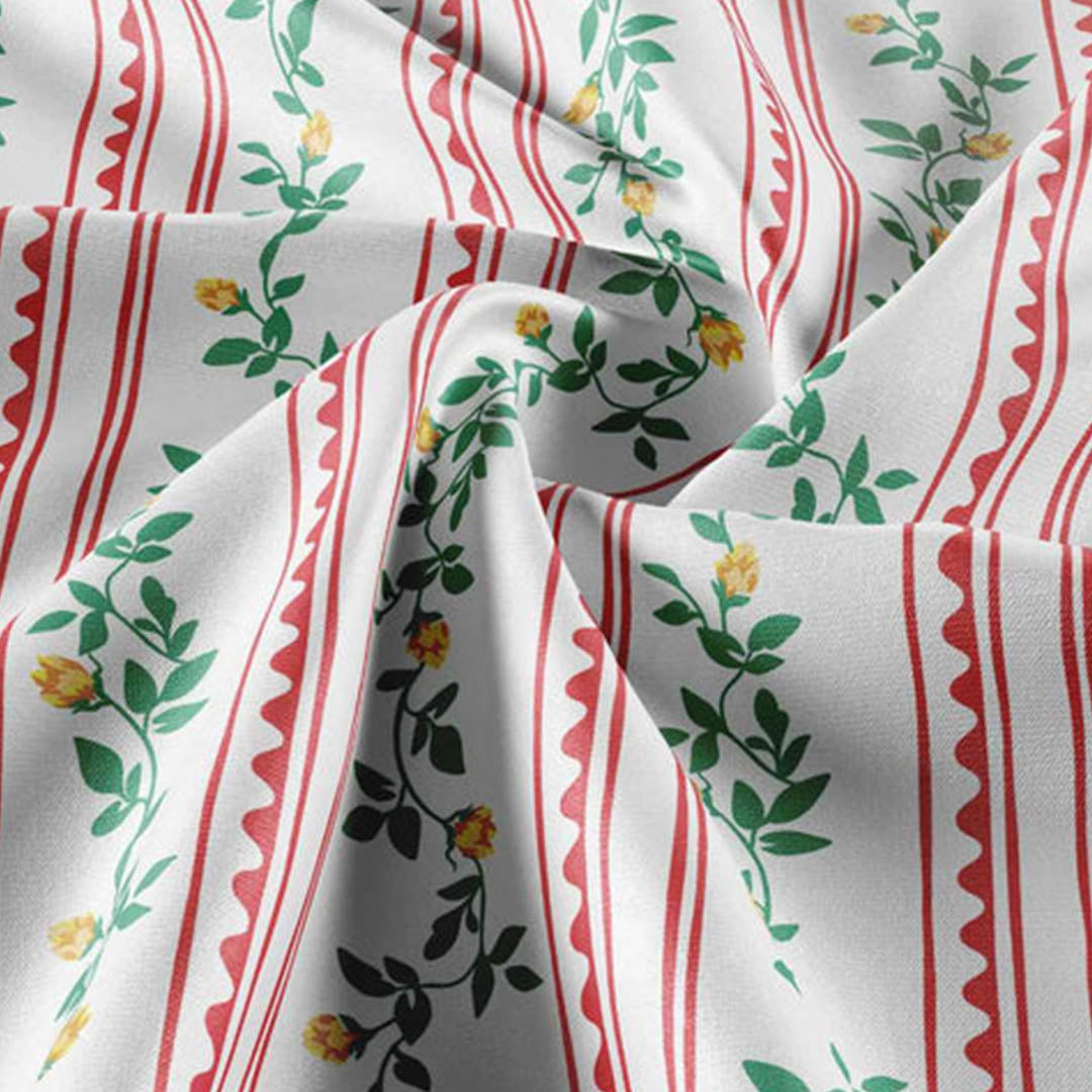 Crimson Vine Stripes