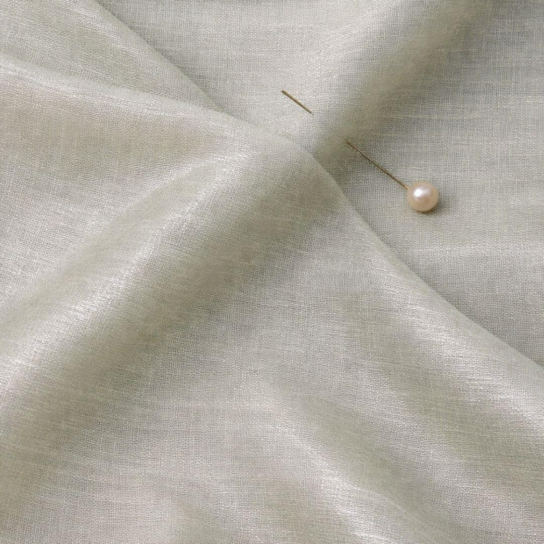 Dyed Lava Silk 56"Width Ivory Mist
