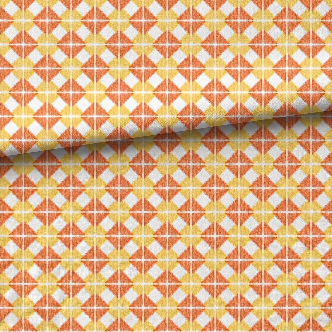 Sunset Grid Charm