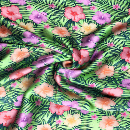 Digital Printed Charmeuse Silk - CH02