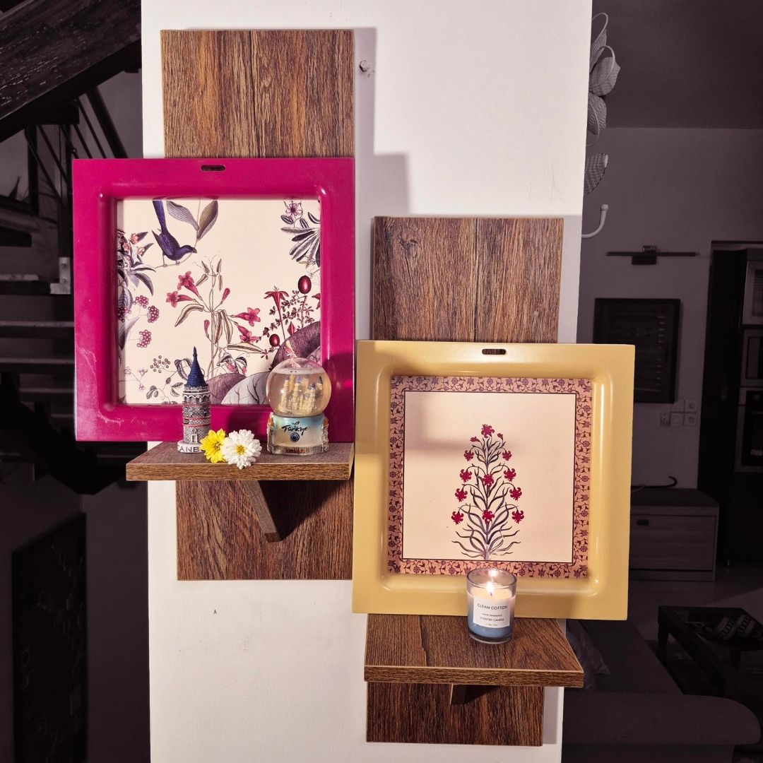 Wooden Vintage Botanical Balsa Trays