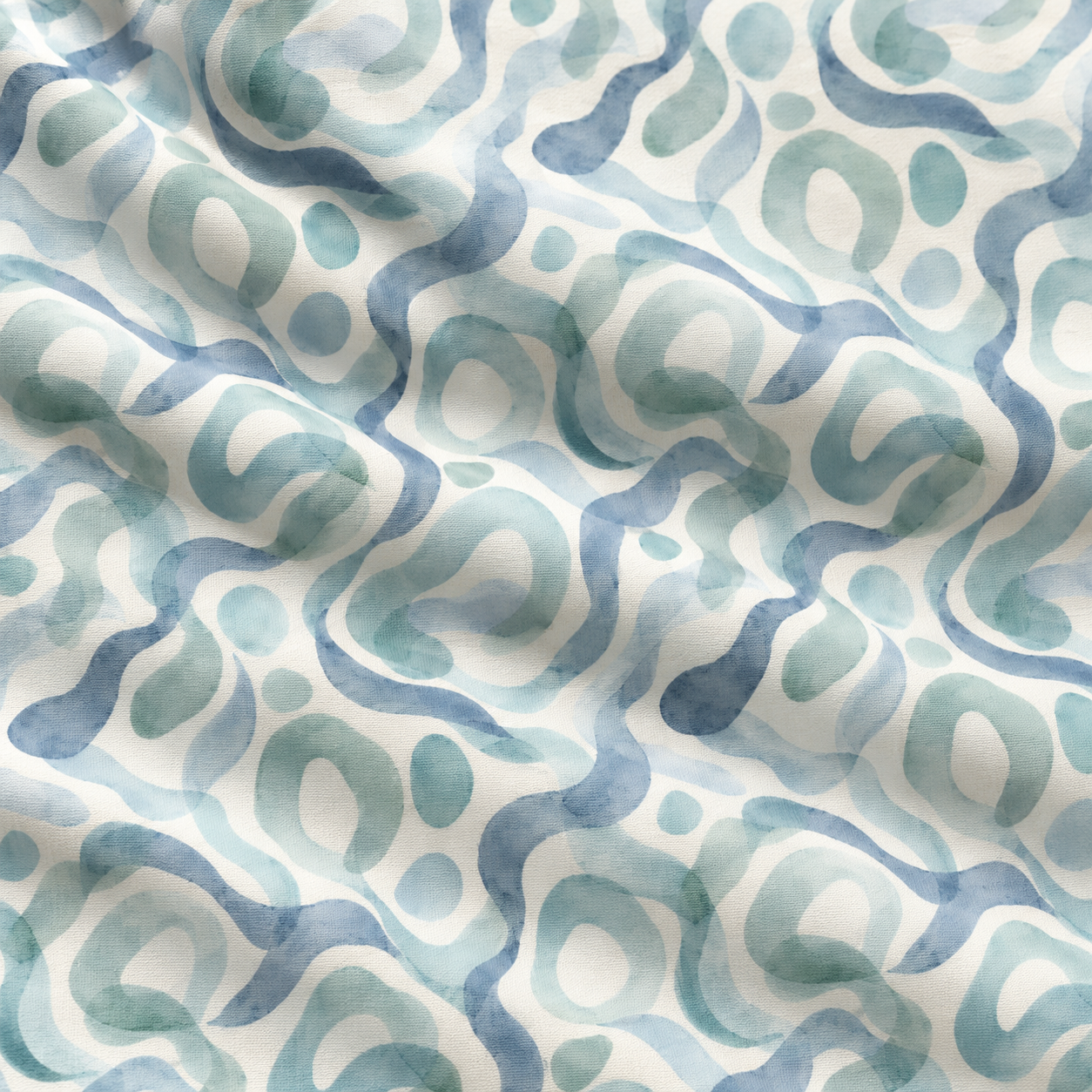 Watercolour Lagoon Shapes
