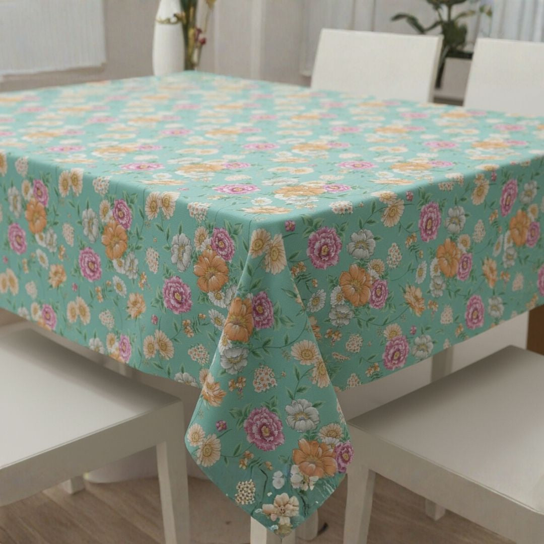 Table Cover in Summer Meadow Mint
