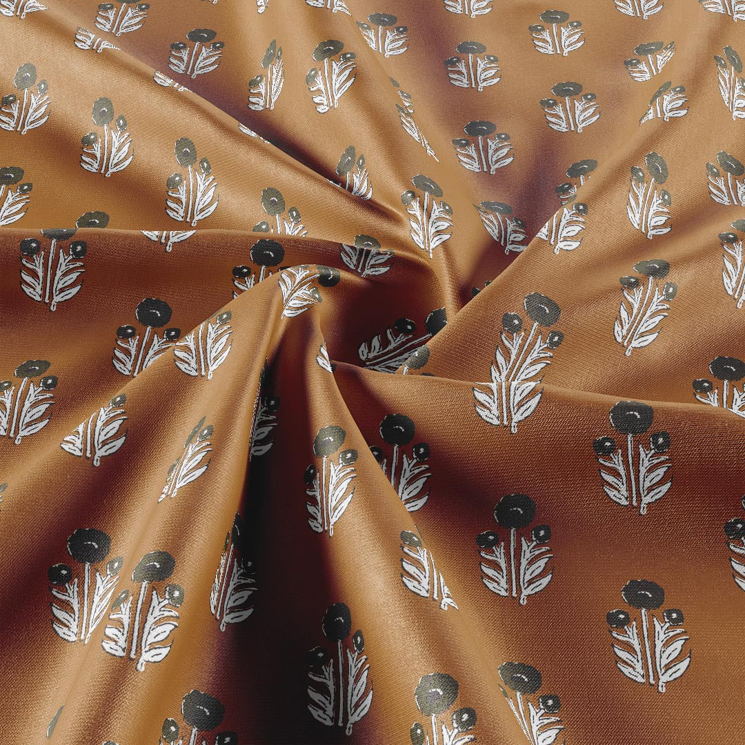 Gardenia Motif - Mustard