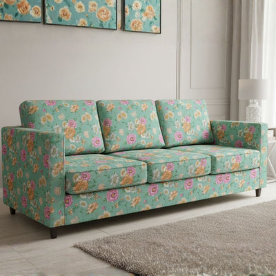 Sofa Cover in Summer Meadow Mint