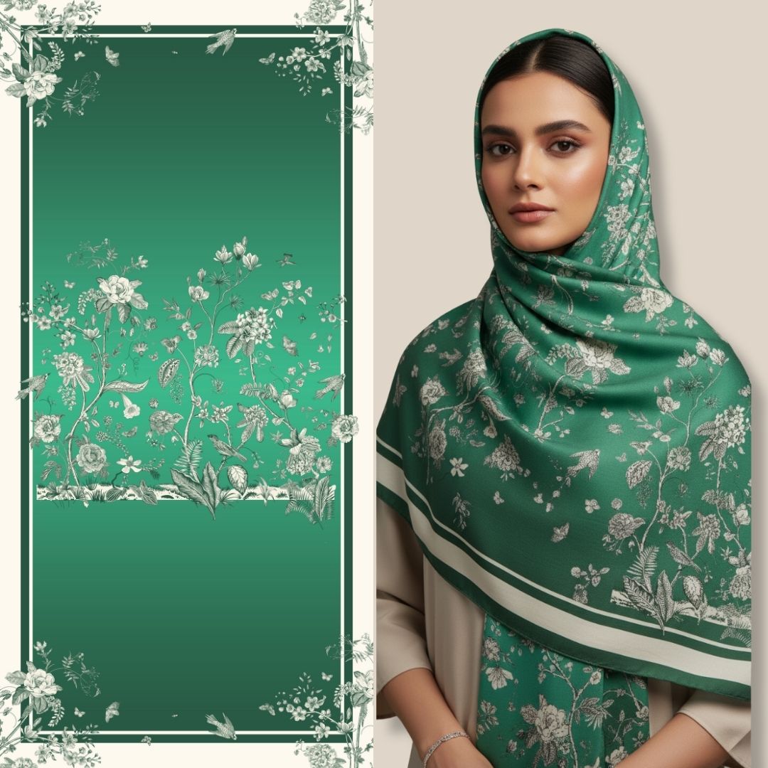 Emerald Whisper Scarf